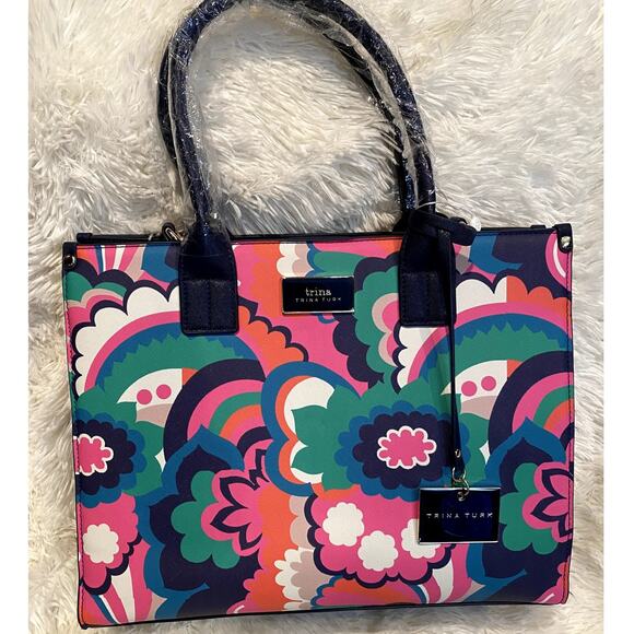 Trina Turk Floral Cloud Printed Satchel - Sz. OS (NWT) HOST PICK!